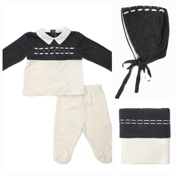 La Mascot 3M Baby 4Pc Outfit with Padded Blanket - Picture 1 of 5